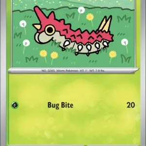 Karta Pokémon: Ascended Heroes - 011 - Wurmple (Love Ball Reverse Holo)