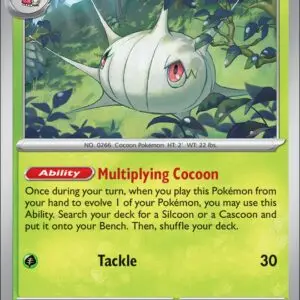 Karta Pokémon: Ascended Heroes - 012 - Silcoon (Love Ball Reverse Holo)
