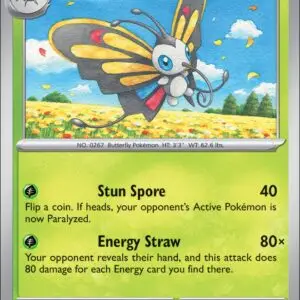 Karta Pokémon: Ascended Heroes - 013 - Beautifly (Love Ball Reverse Holo)