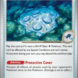 Karta Pokémon: Stellar Crown - 129 - Antique Cover Fossil (Reverse Holo)