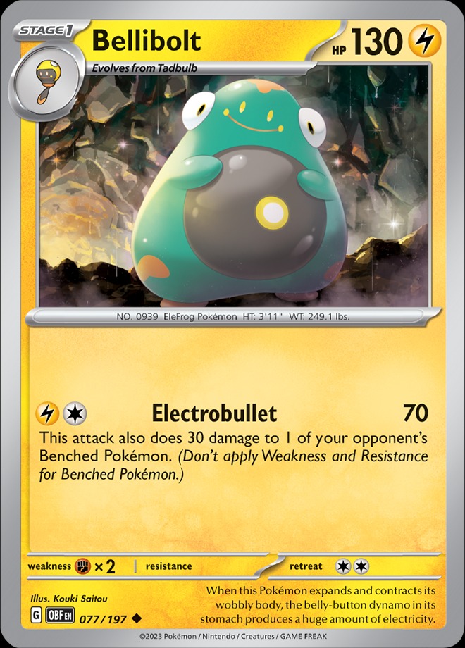 Karta Pokémon: Obsidian Flames - 077 - Bellibolt
