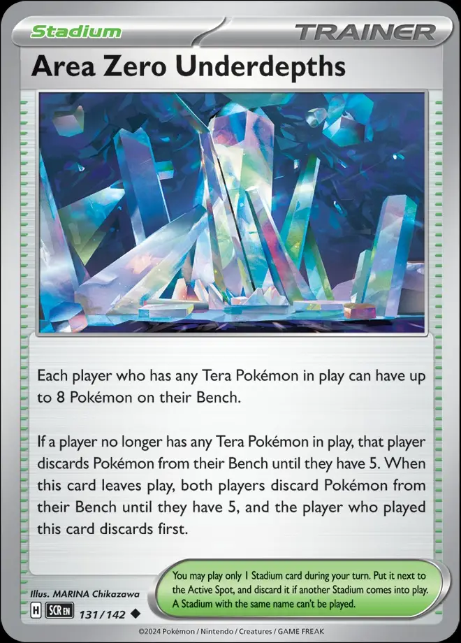 Karta Pokémon: Stellar Crown - 131 - Area Zero Underdepths (Reverse Holo)