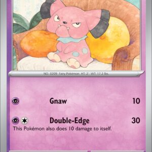 Karta Pokémon: Obsidian Flames - 087 - Snubbull (Reverse Holo)