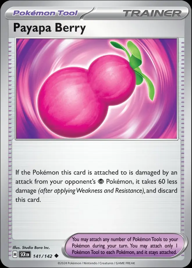 Karta Pokémon: Stellar Crown - 141 - Payapa Berry (Reverse Holo)