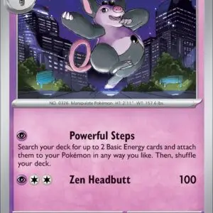 Karta Pokémon: Obsidian Flames - 091 - Grumpig (Reverse Holo)