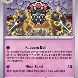 Karta Pokémon: Obsidian Flames - 095 - Claydol (Holo)