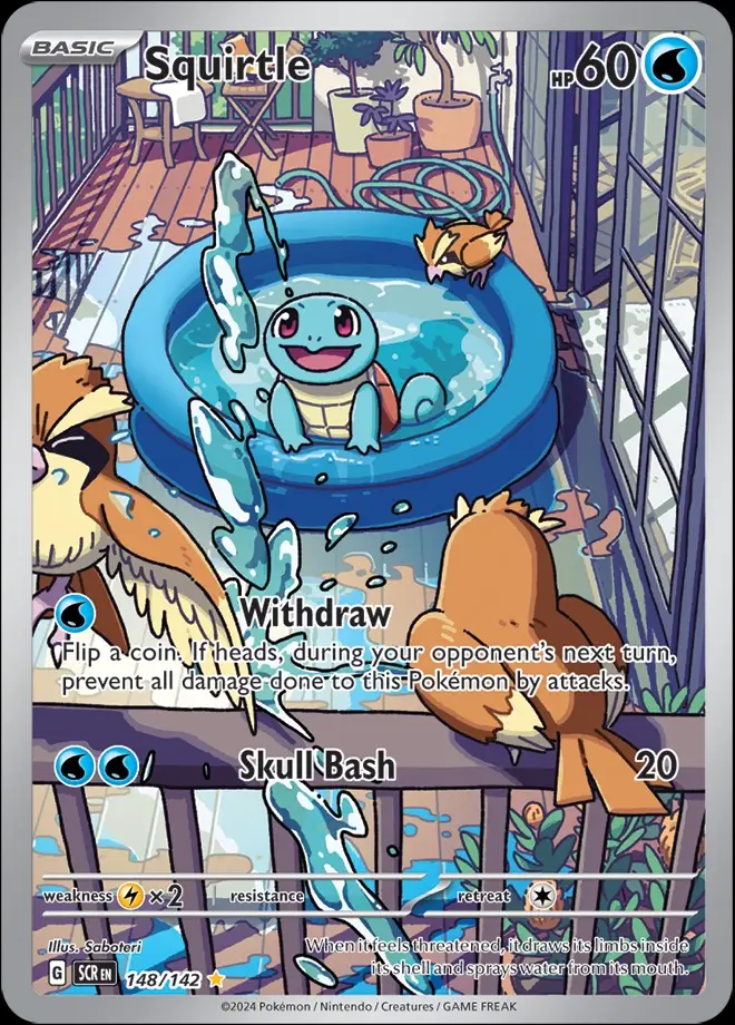 Karta Pokémon: Stellar Crown - 148 - Squirtle