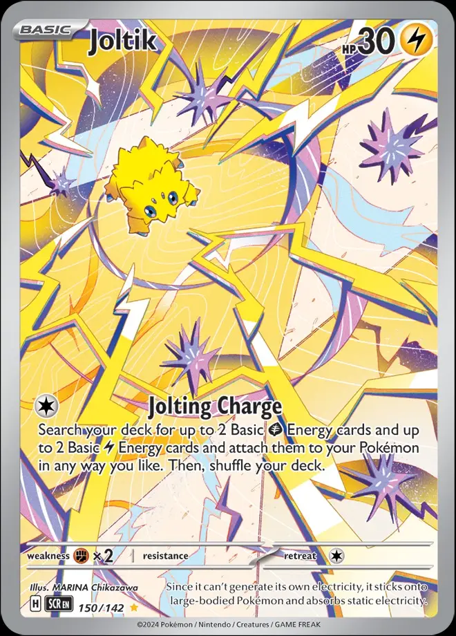 Karta Pokémon: Stellar Crown - 150 - Joltik