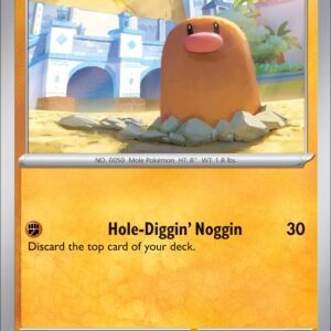 Karta Pokémon: Obsidian Flames - 103 - Diglett (Reverse Holo)