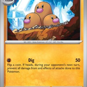 Karta Pokémon: Obsidian Flames - 104 - Dugtrio (Reverse Holo)