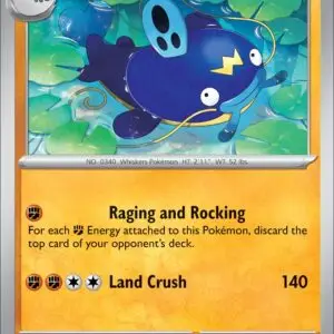 Karta Pokémon: Obsidian Flames - 109 - Whiscash (Reverse Holo)