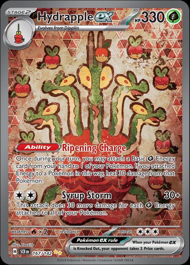 Karta Pokémon: Stellar Crown - 167 - Hydrapple ex