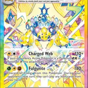Karta Pokémon: Stellar Crown - 168 - Galvantula ex