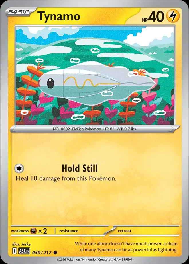 Karta Pokémon: Ascended Heroes - 059 - Tynamo (Energy Reverse Holo)