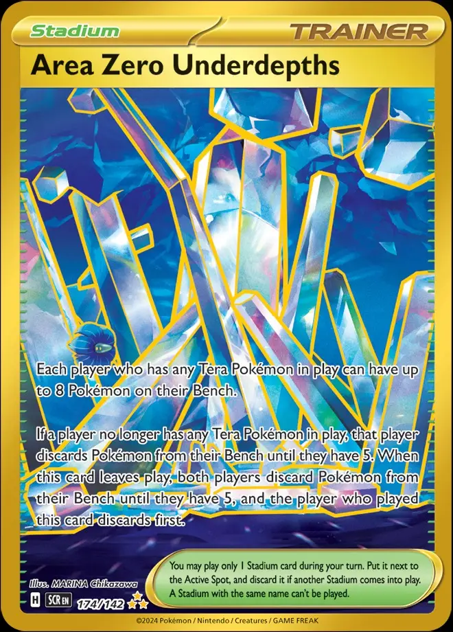 Karta Pokémon: Stellar Crown - 174 - Area Zero Underdepths