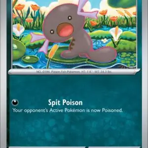 Karta Pokémon: Obsidian Flames - 126 - Paldean Wooper (Reverse Holo)