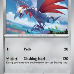 Karta Pokémon: Obsidian Flames - 142 - Skarmory (Reverse Holo)