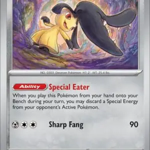 Karta Pokémon: Obsidian Flames - 143 - Mawile (Reverse Holo)