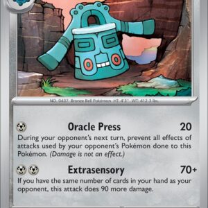Karta Pokémon: Obsidian Flames - 145 - Bronzong (Reverse Holo)