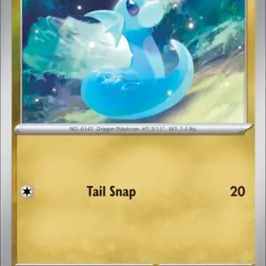 Karta Pokémon: Obsidian Flames - 157 - Dratini (Reverse Holo)