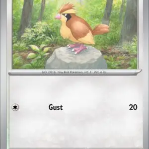 Karta Pokémon: Obsidian Flames - 162 - Pidgey (Reverse Holo)