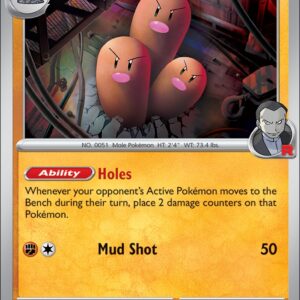 Karta Pokémon: Ascended Heroes - 101 - Team Rocket's Dugtrio