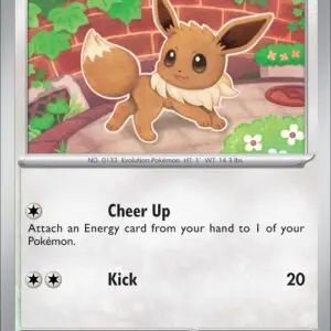 Karta Pokémon: Obsidian Flames - 166 - Eevee (Reverse Holo)