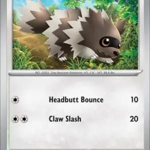 Karta Pokémon: Obsidian Flames - 167 - Zigzagoon (Reverse Holo)