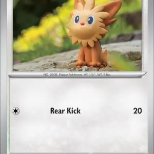 Karta Pokémon: Obsidian Flames - 170 - Lillipup (Reverse Holo)
