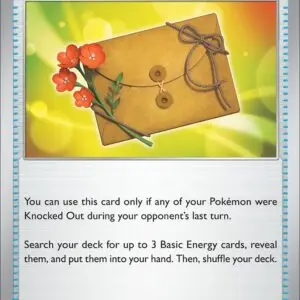 Karta Pokémon: Obsidian Flames - 189 - Letter of Encouragement