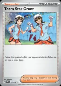 Karta Pokémon: Obsidian Flames - 195 - Team Star Grunt (Reverse Holo)