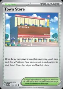 Karta Pokémon: Obsidian Flames - 196 - Town Store (Reverse Holo)