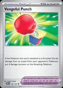 Karta Pokémon: Obsidian Flames - 197 - Vengeful Punch (Reverse Holo)