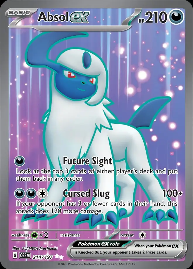 Karta Pokémon: Obsidian Flames - 214 - Absol ex
