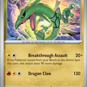 Karta Pokémon: Ascended Heroes - 153 - Rayquaza (Energy Reverse Holo)