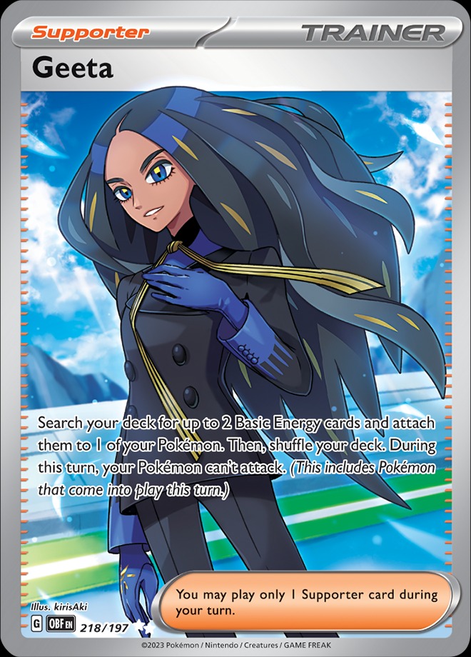 Karta Pokémon: Obsidian Flames - 218 - Geeta