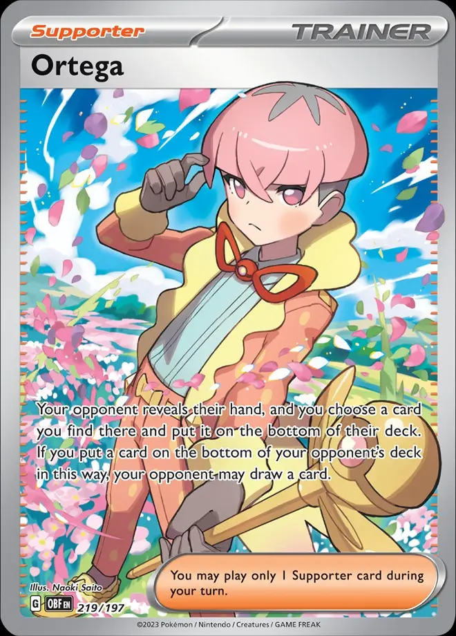 Karta Pokémon: Obsidian Flames - 219 - Ortega