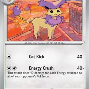 Karta Pokémon: Ascended Heroes - 166 - Delcatty (Love Ball Reverse Holo)