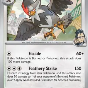 Karta Pokémon: Ascended Heroes - 170 - Larry's Staraptor (Poké Ball Reverse Holo)