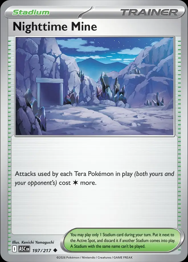 Karta Pokémon: Ascended Heroes - 197 - Nighttime Mine (Reverse Holo)