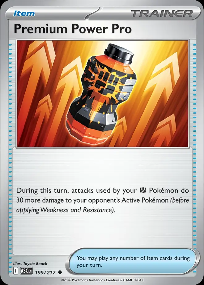 Karta Pokémon: Ascended Heroes - 199 - Premium Power Pro (Reverse Holo)
