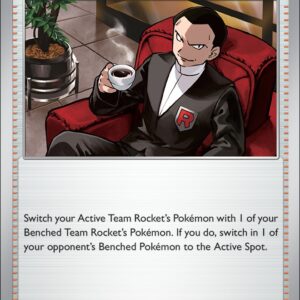 Karta Pokémon: Ascended Heroes - 204 - Team Rocket's Giovanni (Reverse Holo)