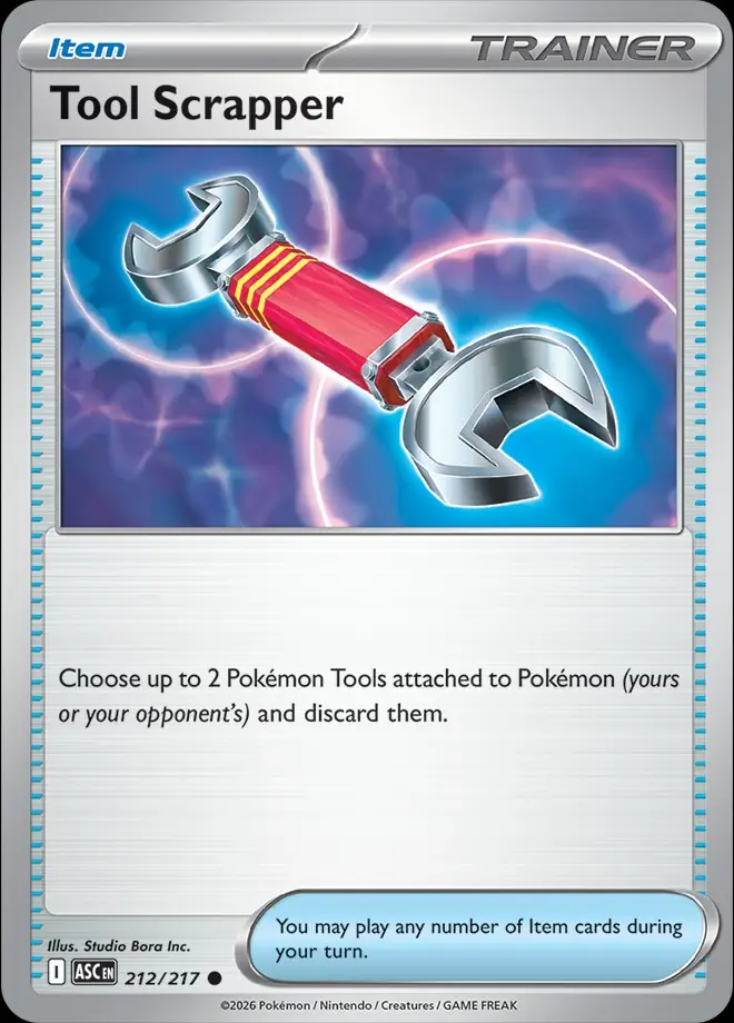 Karta Pokémon: Ascended Heroes - 212 - Tool Scrapper (Reverse Holo)