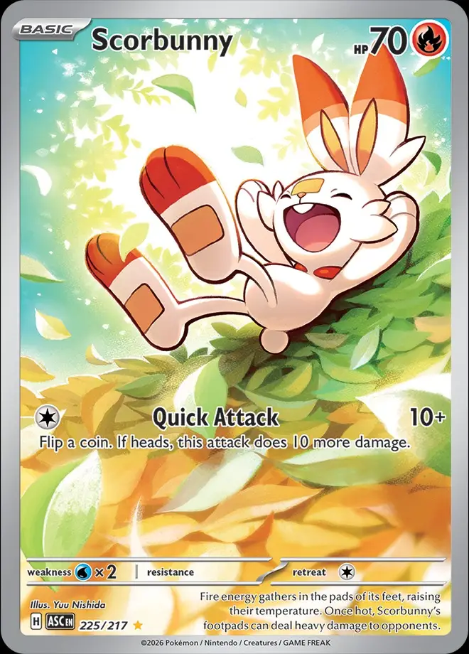 Karta Pokémon: Ascended Heroes - 225 - Scorbunny