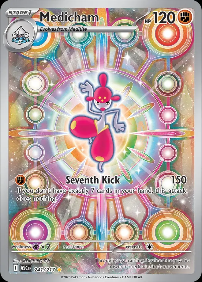 Karta Pokémon: Ascended Heroes - 241 - Medicham