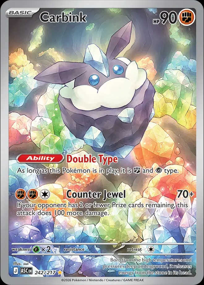Karta Pokémon: Ascended Heroes - 242 - Carbink