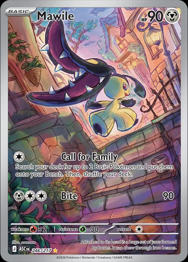 Karta Pokémon: Ascended Heroes - 246 - Mawile