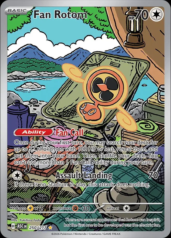 Karta Pokémon: Ascended Heroes - 250 - Fan Rotom
