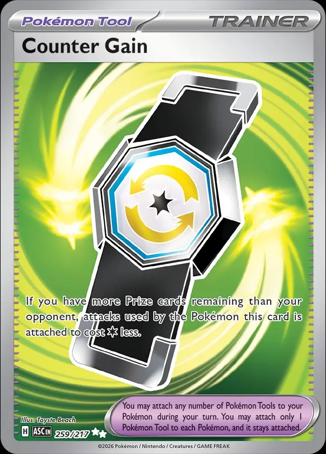 Karta Pokémon: Ascended Heroes - 259 - Counter Gain