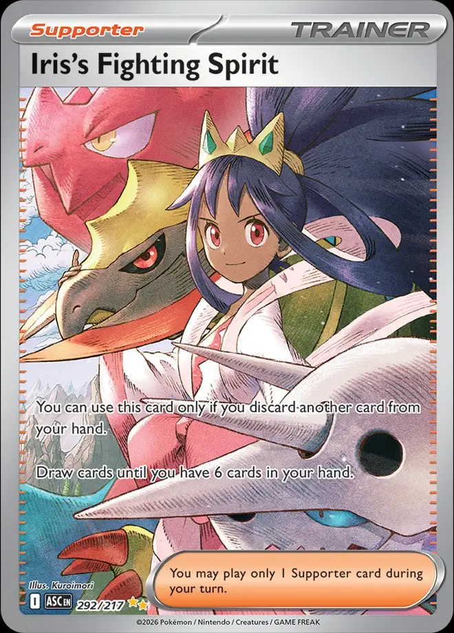Karta Pokémon: Ascended Heroes - 292 - Iris's Fighting Spirit